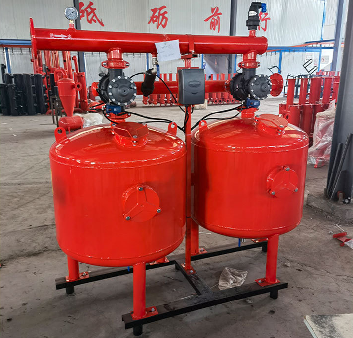 農(nóng)業(yè)灌溉三連罐砂石過濾器 農(nóng)業(yè)灌溉三連罐砂石過濾器
