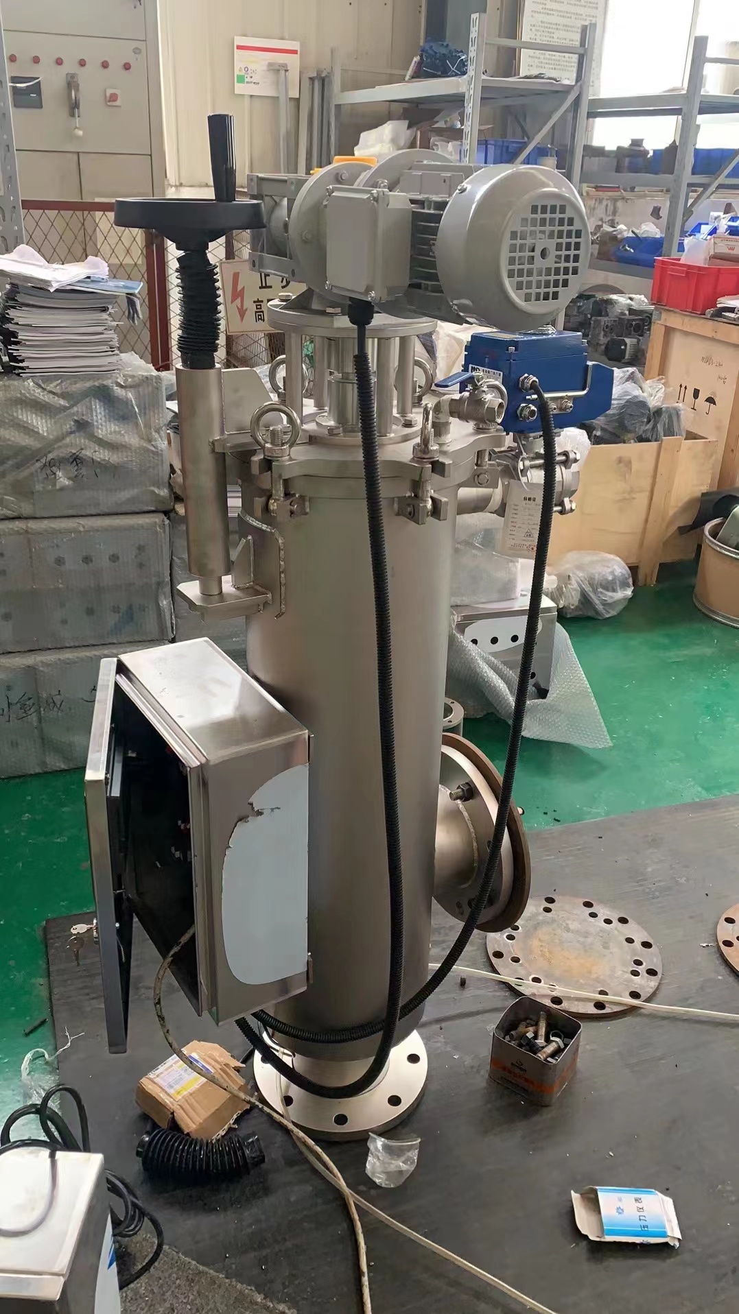 不銹鋼材質(zhì)PLC智能控制刷式自清洗過濾器 不銹鋼材質(zhì)PLC智能控制刷式自清洗過濾器